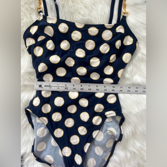 La Blanca vintage one piece swimsuit polka dot size 8 - Picture 7 of 11